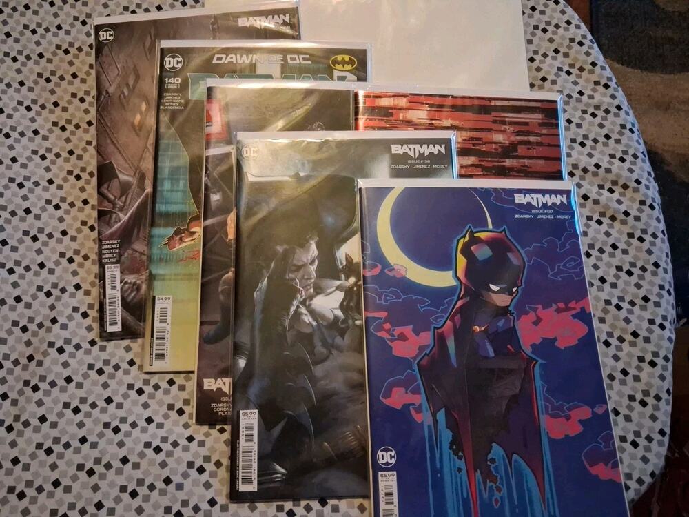 BATMAN #137-141 Run Of 5 Lot Of 6 VARIANT 2023 DC COMICS CHECK PHOTOS NM